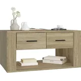 vidaXL Couchtisch Sonoma-Eiche Braun 80 x 50 x 40 cm