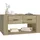vidaXL Couchtisch Sonoma-Eiche Braun 80 x 50 x 40 cm