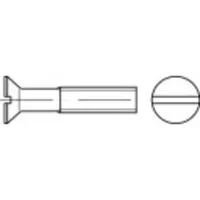 TOOLCRAFT Senkschrauben M6 65 mm 50 Stück