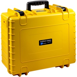 B&W International B&W Outdoor Case Typ 6000 Notfallkoffer mit variabler Facheinteilung 32,6 l - Gelb