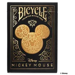BICYCLE Spielkarten Bicycle Disney 10040300 Black&Gold Mickey