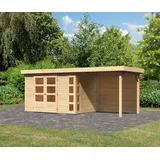 Karibu Gartenhaus Kerko 4 3,02 x 2,17 m Natur
