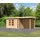 Karibu Gartenhaus Kerko 4 3,02 x 2,17 m Natur