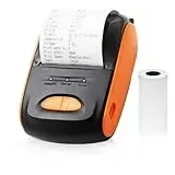 SHUAIGUO Bondrucker Tragbarer mobiler 58-mm-Thermodrucker Drahtloser BT-Mini-Rechnungsticketdruck Kompatibel mit Android iOS Windows mit 1 Stück Thermopapierrollen für Restaurants, Supermärkte,