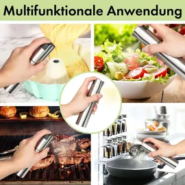 Proficook Ölsprüher 2er Set 100 ml Edelstahl
