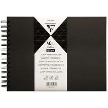 Clairefontaine Album DIY zum Personalisieren 40 Blatt 185 g 27x20 cm Schwarz 1 St.
