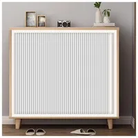 ApuaVireo&Co Schiebe-Falttür-Schrankvorhang, Schrankvorhang for die Küche, mit Aluminiumrahmen, Verdunkelungs-Falttür for Kleiderschrank/Badezimmer/Regale(70x60cm)