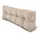 Beautissu Palettenkissen 120 x 40 x 20 cm beige 1 St.