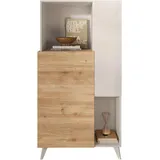 INOSIGN Highboard »Monaco Höhe 154 cm, Kommode mit 2 Türen«, Soft/Self Closing, weiß