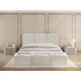 WFL GROUP Harmony 180 x 200 cm Beige/Creme