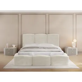 WFL GROUP Harmony 180 x 200 cm Beige/Creme