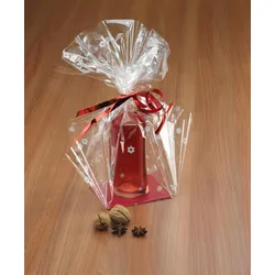 folia Geschenkfolie Kristalle 2,5mx Transparent