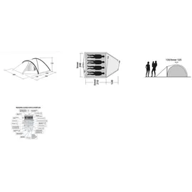 Outwell Cloud 4 2022 blue