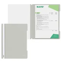 25 LEITZ Schnellhefter 4191 Kunststoff grau DIN A4