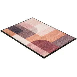 Schöner Wohnen Fußmatte Bellevue, orange (terra), B:50cm H:8mm L:70cm, Kunstfaser, WOHNEN-KOLLEKTION, Teppiche, Fußmatte, Türmatte, Schmutzfang, In und Outdoor, Sauberlauf, waschbar