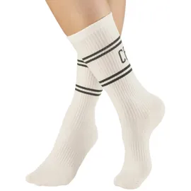 Copenhagen Studios Langsocken 2er Pack cream/weiß 35-38