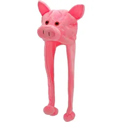 Schweinchen Rosa Mütze - OS