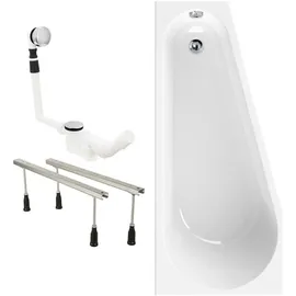 Calmwaters Essential Small Raumsparbadewanne 160 x 70 cm 99000326