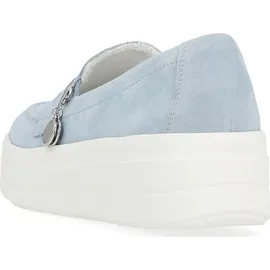 remonte Plateau Slipper Damen Hellblau 40