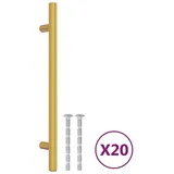 vidaXL Möbelgriffe 20 Stk. Golden 160 mm Edelstahl