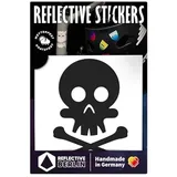 Reflective Berlin Decals Reflexaufkleber Toten Black Einheitsgröße