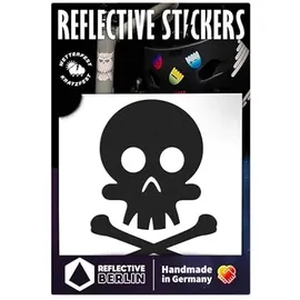 Reflective Berlin Decals Reflexaufkleber Toten Black Einheitsgröße