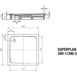 Kaldewei SUPERPLAN CLASSIC 390-2