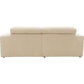 DOMO collection Ecksofa »Brandon kleine Ausführung B/T/H: 214/100/80 cm«, Mit Kopfteilverstellung, auch in Leder und Cord, L-Form