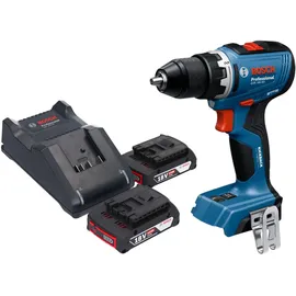 Bosch GSR 18V-65 inkl. 2 x 2,0 Ah + Ladegerät