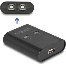 DeLock USB 2.0 Switch für 2 PC an 1 Gerät