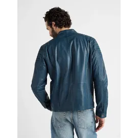 JCC Lederjacke 31020346 blau XL