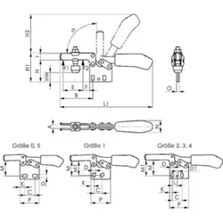 AMF Waagerechtspanner 6832 Gr. 3