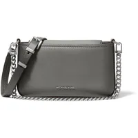 Michael Kors Pouchette Xbody Leder Grau