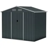 Costway Gerätehaus 2,35 x 1,71 m Grau