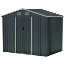 Costway Gerätehaus 2,35 x 1,71 m Grau