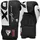 rdx-sports Boxhandschuhe F4, schwarz, für Kinder & Erwachsene, Trainingshandschuhe aus Kunstleder, mit Klettverschluss, 12oz
