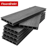 Floordirekt WPC-Terrassendielen Crown 220 cm grau