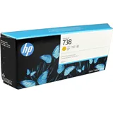 HP Tinte 676M8A 738 yellow