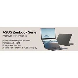 Asus ZenBook 14 OLED Intel Core Ultra 7 255H 16 GB RAM 1 TB SSD Win11 Home Foggy Silver