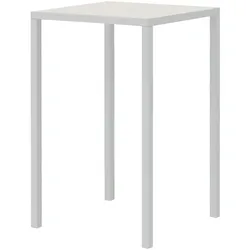 Outdoor Stehtisch Quatris 70x70x110 cm perlweiß