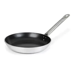 Lacor 21636 – Chef Dreischicht-Bratpfanne, Silber/Schwarz, 36 cm. Kompatibilität: Elektro, Gas und Keramik