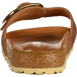 Birkenstock Madrid Big Buckle Nubukleder geölt schmal cognac 36