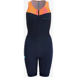 Triathlonanzug Damen Kurzdistanz - SD blau/orange XS