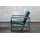 KAWOLA Sessel Arly Samt 63 x 80 x 80 cm Petrol