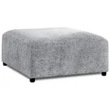 Fun Möbel Polsterhocker Designerhocker ROMY in Stoff Enjoy Me, Hellgrau