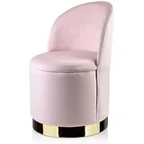 MONDEX Sessel Mondex Velour 53 x 73 x 49 cm Rosa