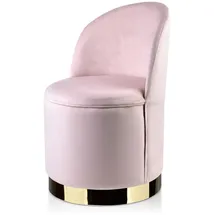 MONDEX Sessel Mondex Velour 53 x 73 x 49 cm Rosa