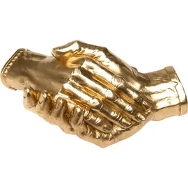 Kare Deko Objekt Shake Hands Gold 25cm