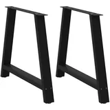 vidaXL Esstischbeine A-Form 2 Stk 90 x 72-73 cm