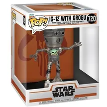 Funko Pop! Star Wars The Mandalorian - IG-12 with Grogu Deluxe